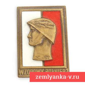 Знак  серии «Образцовый солдат», Польша