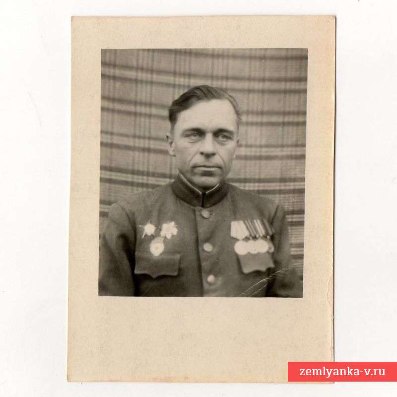 Фото военного в отставке, Снегирев М.А.
