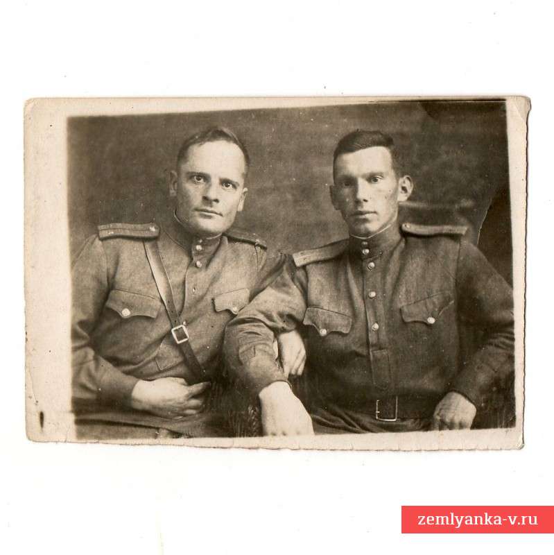 Фото офицеров Красной Армии, 1946 г.