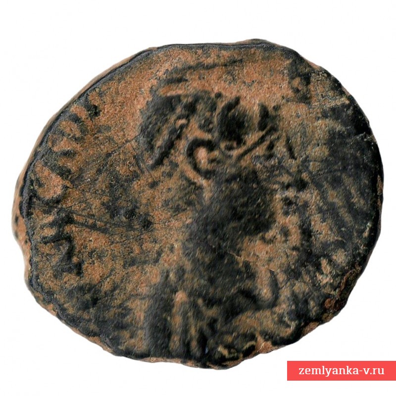 Монета римская мелкого номинала, Аркадий