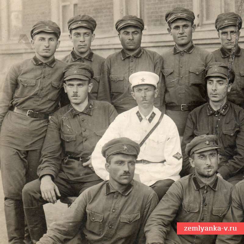 Редкое фото военнослужащих ВОСО, 1920-е гг