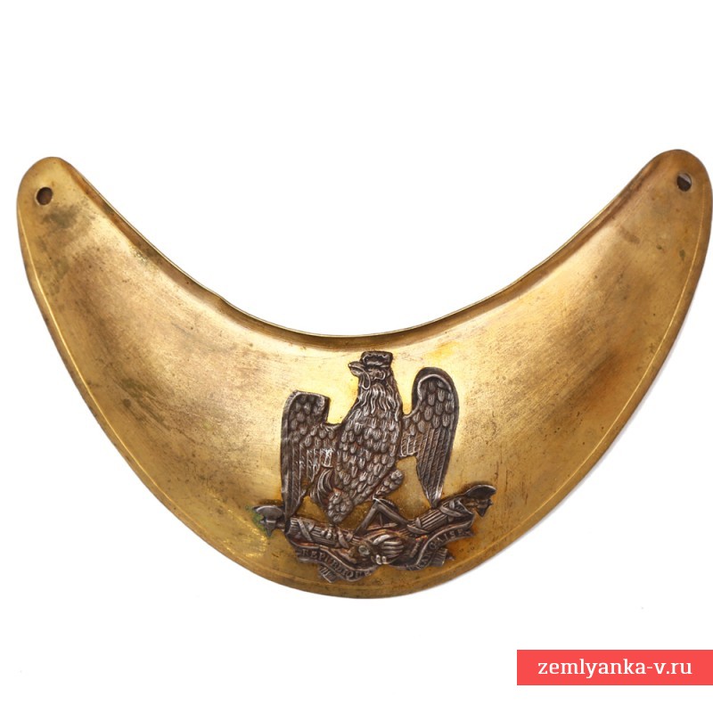Шейный знак (горжет) французской гвардии периода Третьей республики