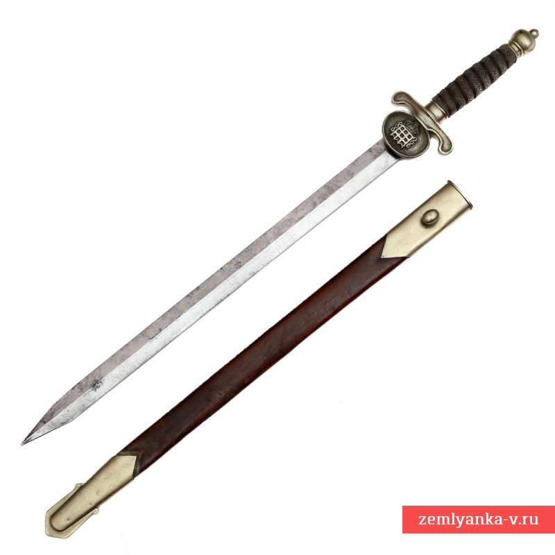 Редчайший английский меч королевской стражи Тауэра