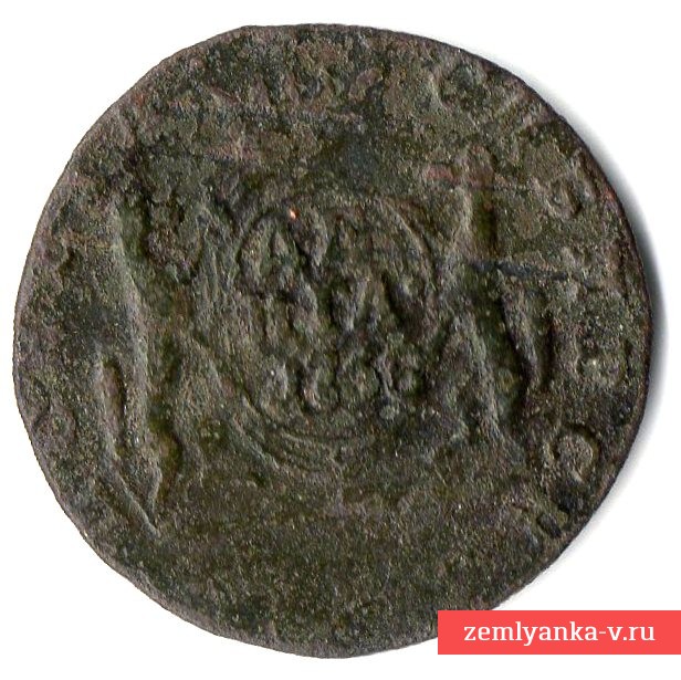 Сибирская монета деньга 1766 года