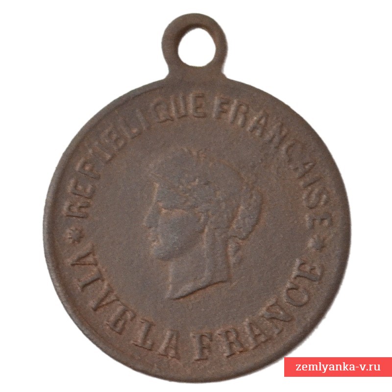 Памятный жетон в честь визита президента Франции в Россию в 1902 году