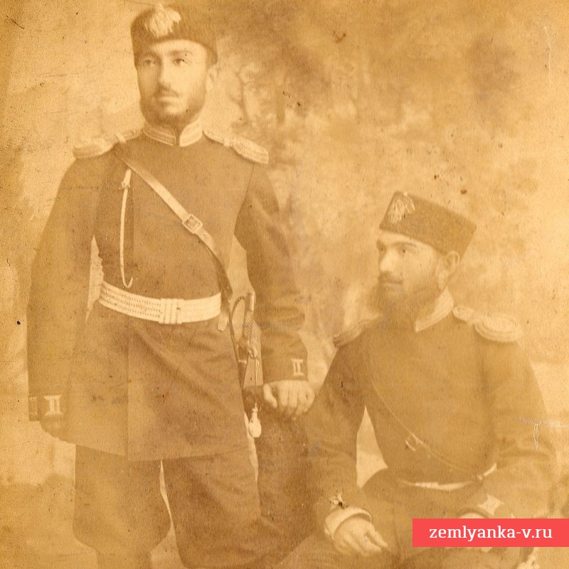 Фото обер-офицеров 82-го пехотного Дагестанского полка