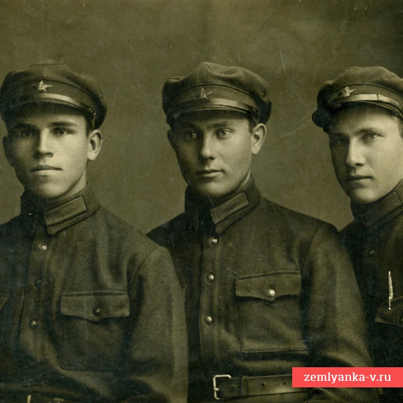 Раннее фото рядовых пехоты РККА