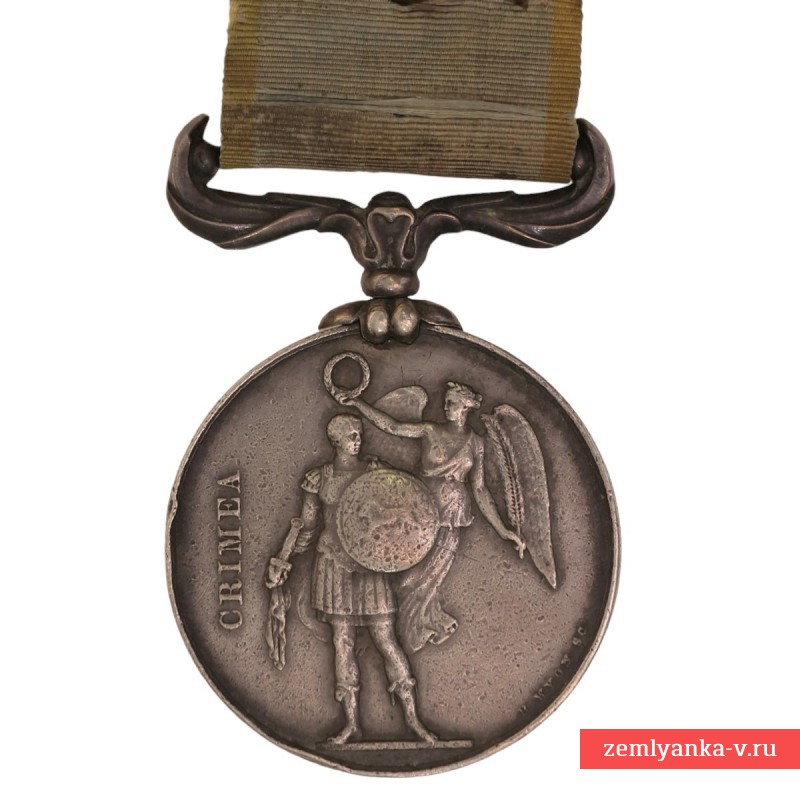 Английская медаль участника Крымской войны 1853-56 гг