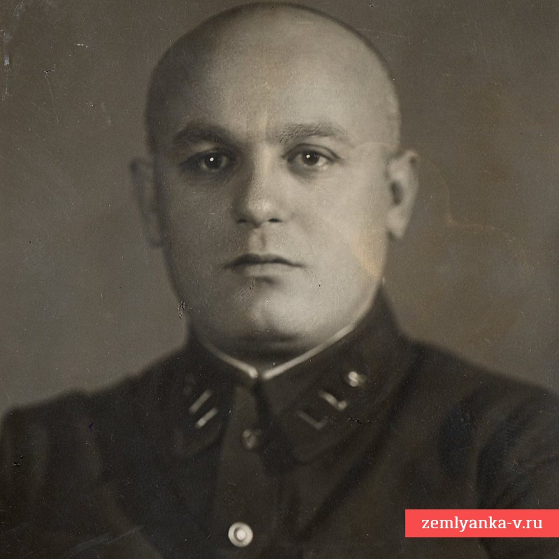 Портретное фото начальника Санэпидлаборатории военврача 2 ранга Малого И.М.