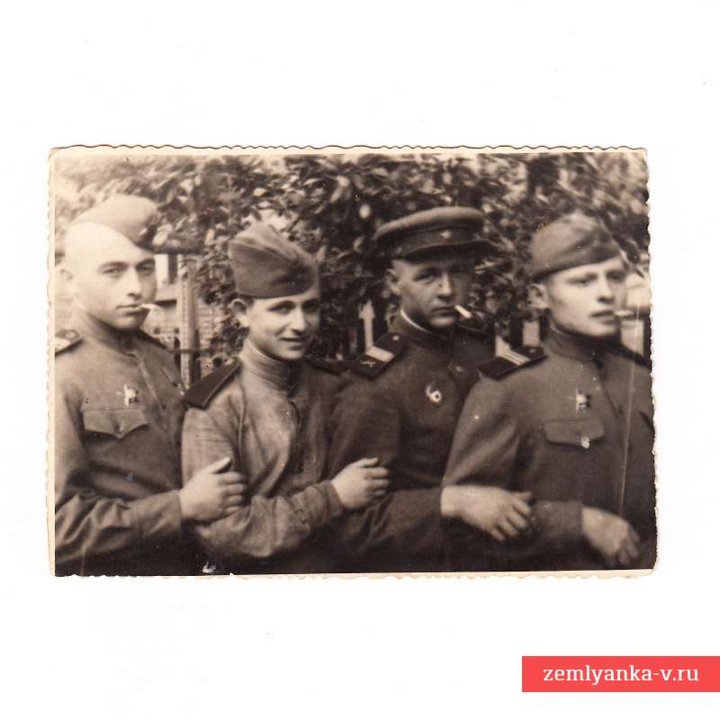 Фото солдат 206-го минометного полка РККА, 1945 г.