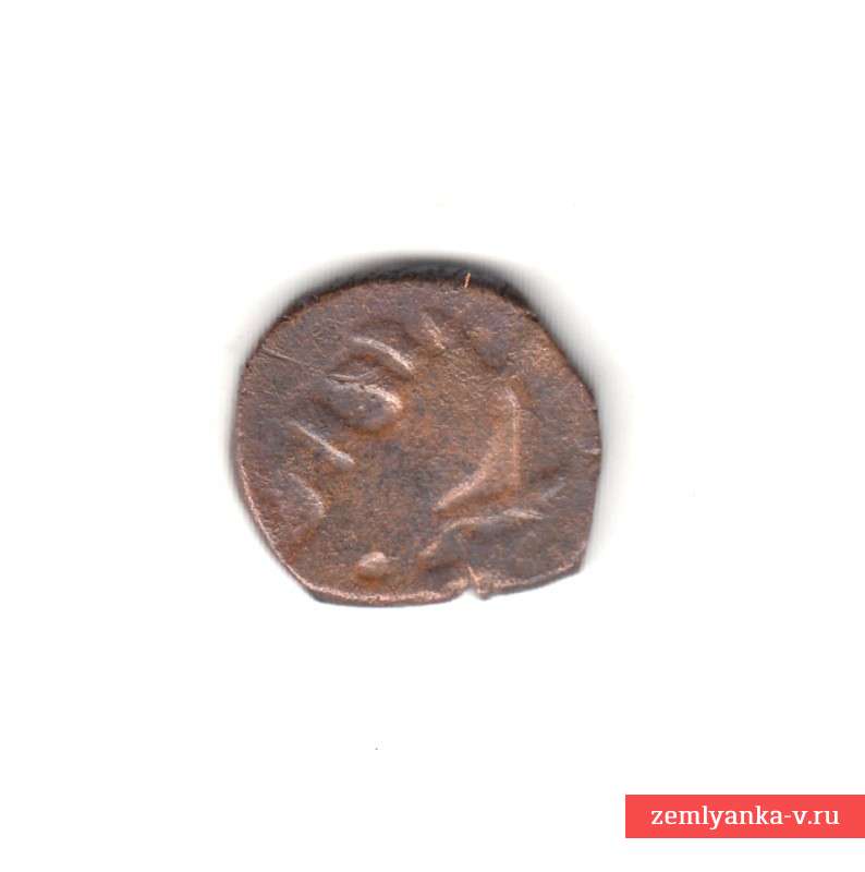 Монета индийская средневековая крупного номинала