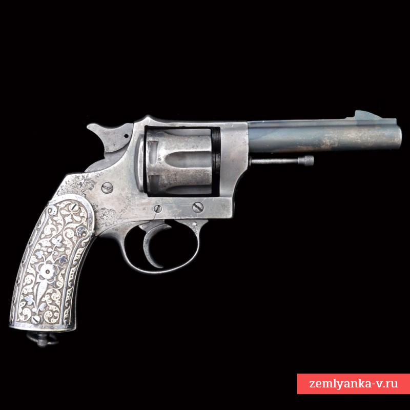 ММГ бельгийского револьвера «Пипер-совершенство» с серебряными накладками
