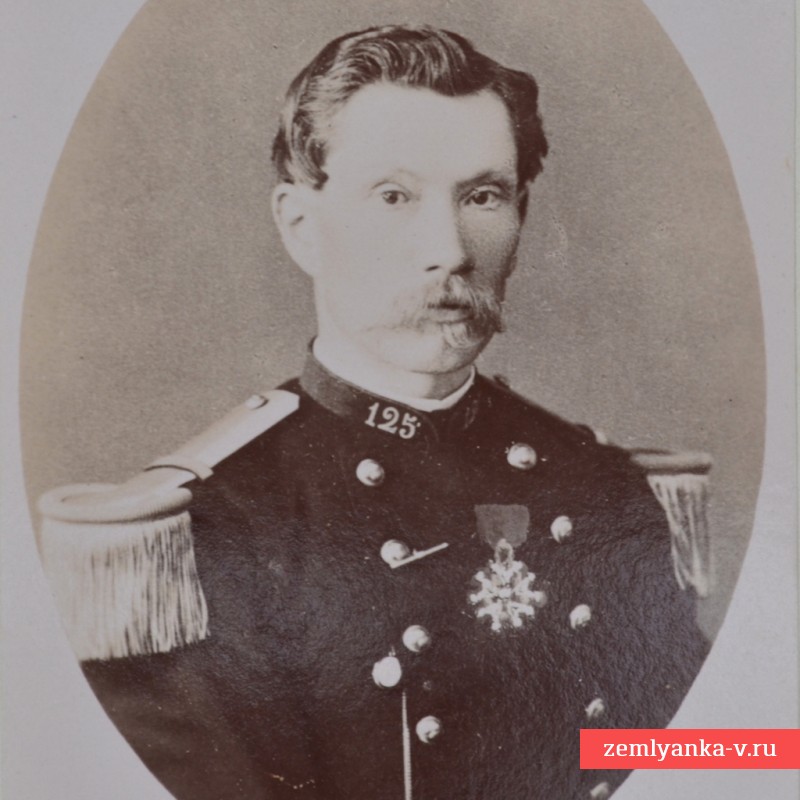Фото французского офицера с орденом Почетного легиона