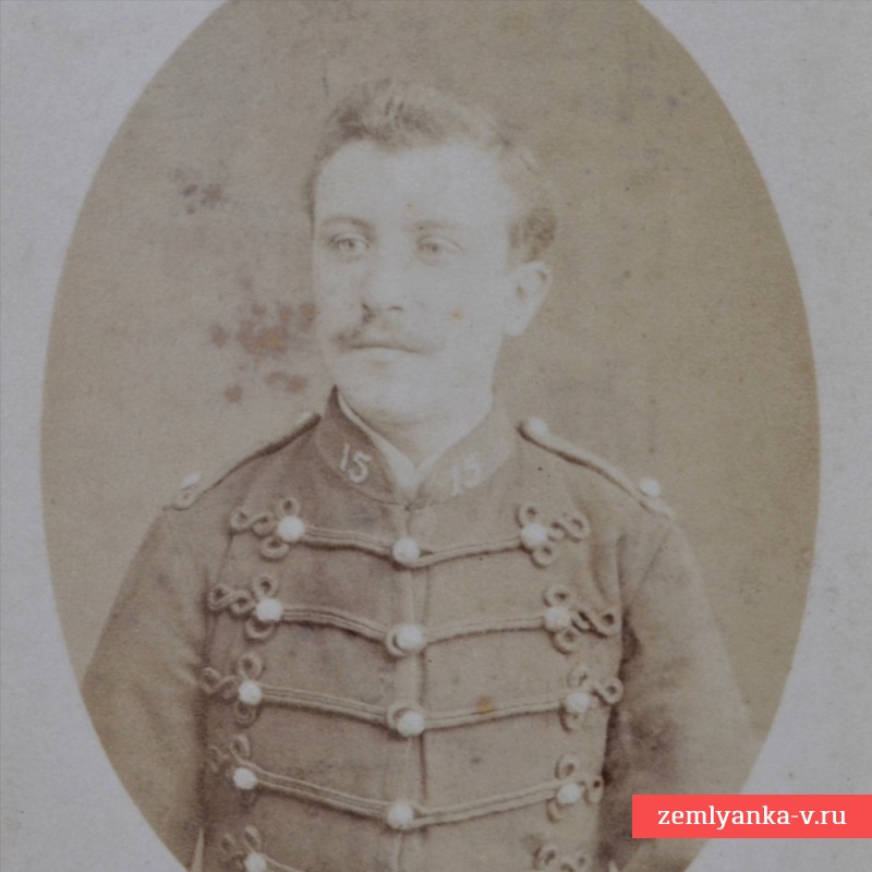 Фото французского солдата 15-го кавалерийского полка