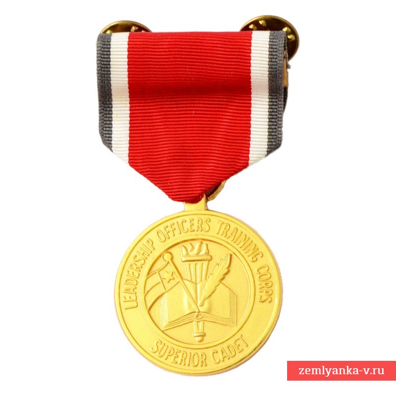 Медаль отличного кадета учебного корпуса для командного состава США, в золоте