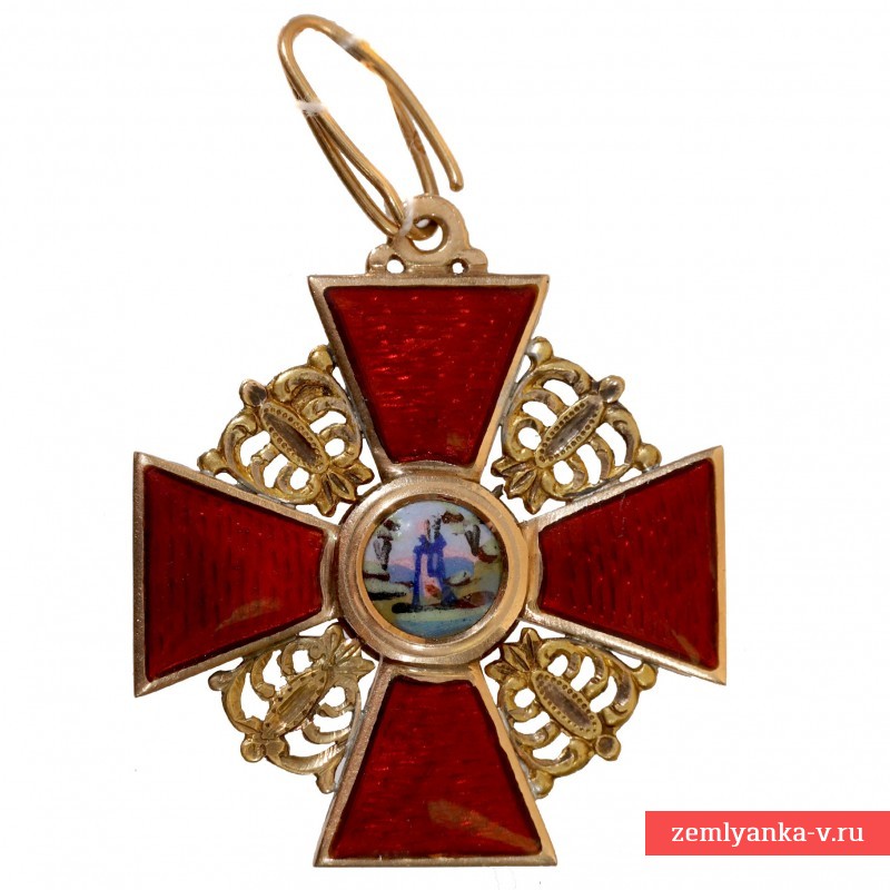Знак ордена Св. Анны 3 степени для гражданских лиц, Кейбель