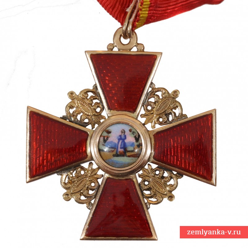 Знак ордена Св. Анны 2 степени