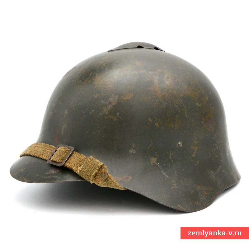 Стальной шлем СШ-36 «халхинголка», переходной тип, 1937 г.