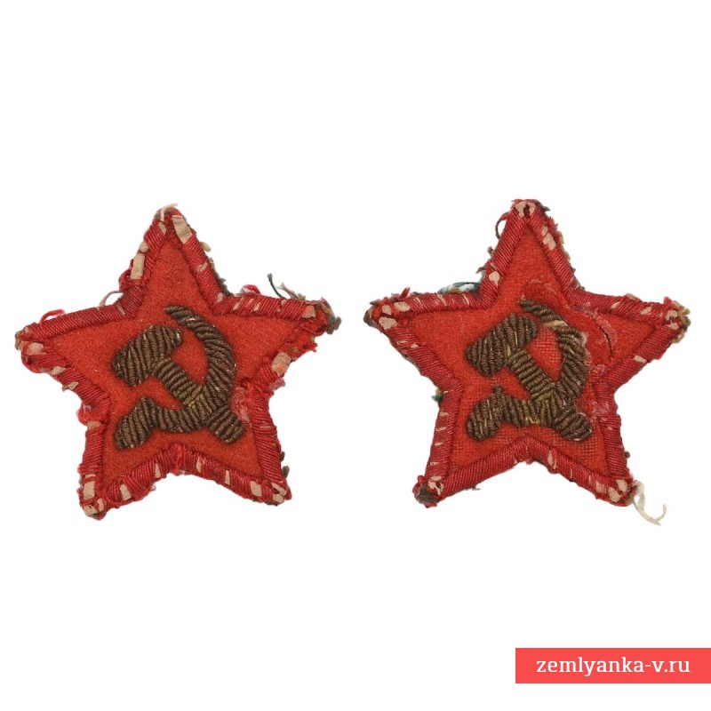 Нарукавные звезды политрука РККА образца 1935 года